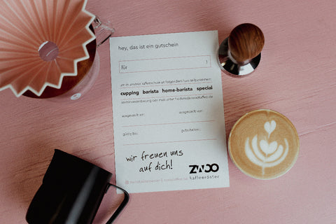 Kurs-Gutschein · Latte Art Kurs